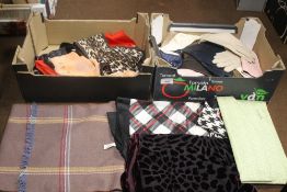 A TRAY OF ASSORTED VINTAGE PAIRS OF GLOVES mainly leather to include Milore, Elless, Dent Fownes, (