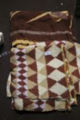 TWO VINTAGE BLANKETS