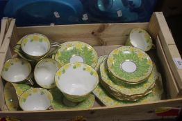 A TRAY OF PARAGON TEA AND DINNERWARE