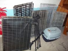 A SELECTION OF PET CAGES