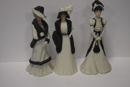 THREE WEDGWOOD FIGURINES TO INCLUDE 