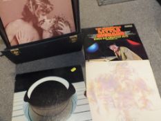 A CASE OF LP RECORDS TO INCLUDE LITTLE RICHARD, MAMAS AND PAPAS ETC.