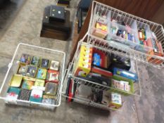 A THREE TIER SHOP DISPLAY STAND CONTAINING SMOKING RELATED ITEMS TO INCLUDE LIGHTERS, POUCHES