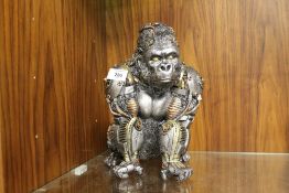 A LARGE STEAMPUNK GORILLA