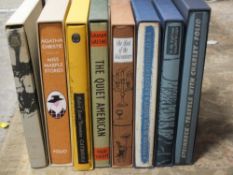 SEVEN FOLIO SOCIETY BOOKS TO INCLUDE STEINBACK TRAVELS WITH CHARLIE TENDER IS THE NIGHT BY F.