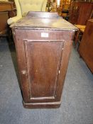 A SMALL VICTORIAN POT CUPBOARD