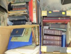 THREE BOXES OF VINTAGE BOOKS TO INCLUDE CHILDRENS BOOKS