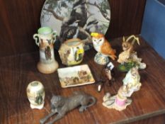 A SELECTION OF ROYAL DOULTON, BESWICK ETC. TO INCLUDE DICKENS SERIES, BESWICK FOAL ETC.
