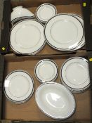 TWO TRAYS OF WEDGWOOD SEVILLE CHINA