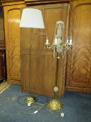 TWO MODERN LAMP STANDARDS