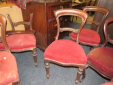 A MIXED SET OF SEVEN ASSORTED VICTORIAN CHAIRS A/F