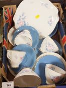 A SMALL TRAY OF ROYAL ALBERT SORRENTO PATTERN CHINA