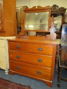 AN EDWARDIAN DRESSING TABLE W-99 CM