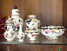 A SELECTION OF MASONS MANDALAY CERAMICS