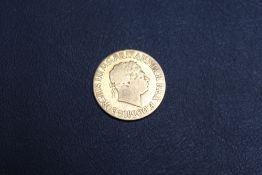 A GEORGE III 1820 SOVEREIGN
