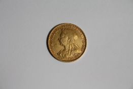 A VICTORIAN 1894 GOLD SOVEREIGN