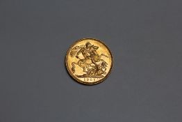 A VICTORIAN 1901 GOLD SOVEREIGN
