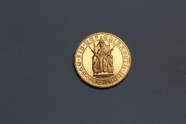 AN ELIZABETH II 1989 THE 500 YEARS ANNIVERSARY GOLD SOVEREIGN