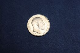 A EDWARD VII 1906 SOVEREIGN