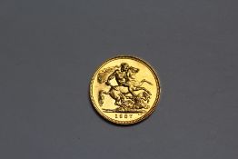 A GEORGE VI 1937 GOLD SOVEREIGN