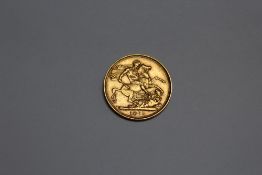 A VICTORIAN 1896 GOLD SOVEREIGN