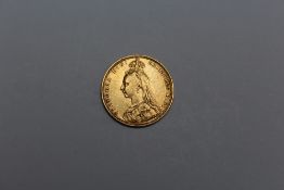 A QUEEN VICTORIA 1892 SOVEREIGN