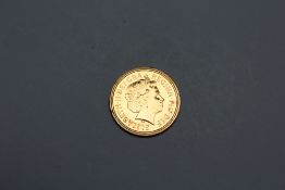 A QUEEN ELIZABETH II 2008 HALF SOVEREIGN