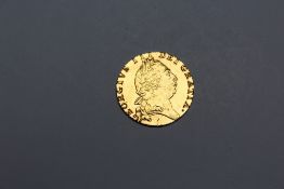 A GEORGE III 1793 SPADE GUINEA, approx weight 8.35g