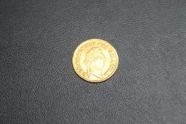 A GEORGE III 1797 THIRD GUINEA, approx weight 2.7g