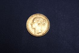 A QUEEN VICTORIA 1879 SOVEREIGN