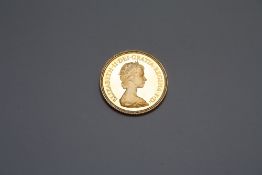 AN ELIZABETH II 1980 GOLD HALF SOVEREIGN