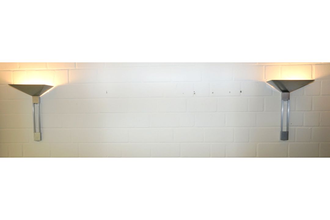 Paar Wandlampen in 1/4-Kugelform, Design der 80er Jahre - Bild 3 aus 3
