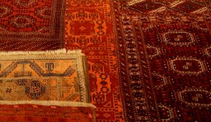 Sammlung von fünf Afghanischen Läufern
