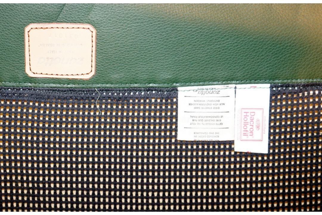 Zanotta, Aurelio ab 1958: Bequemer Designer-Ledersessel mit Ottoman - Bild 3 aus 4