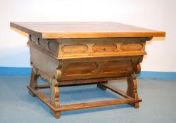 Seltener, großer Rhöntisch, datiert 1855