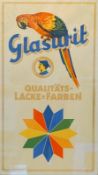 Glasurit, Papagei, Offsetdruck, 1920er Jahre