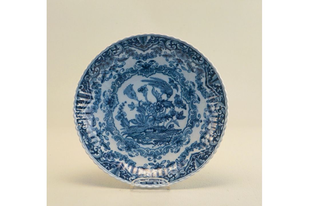 Tichelaar Makkum, Delft: Große Schale mit blauem Dekor - Bild 1 aus 2