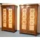 Seltenes Paar großer Schränke des Biedermeier, deutsch, um 1820 - Bild 1 aus 8