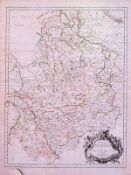 Drei alte Stadtansichten von Lippe und eine Karte von Westfalen, 18./19. Jhd.