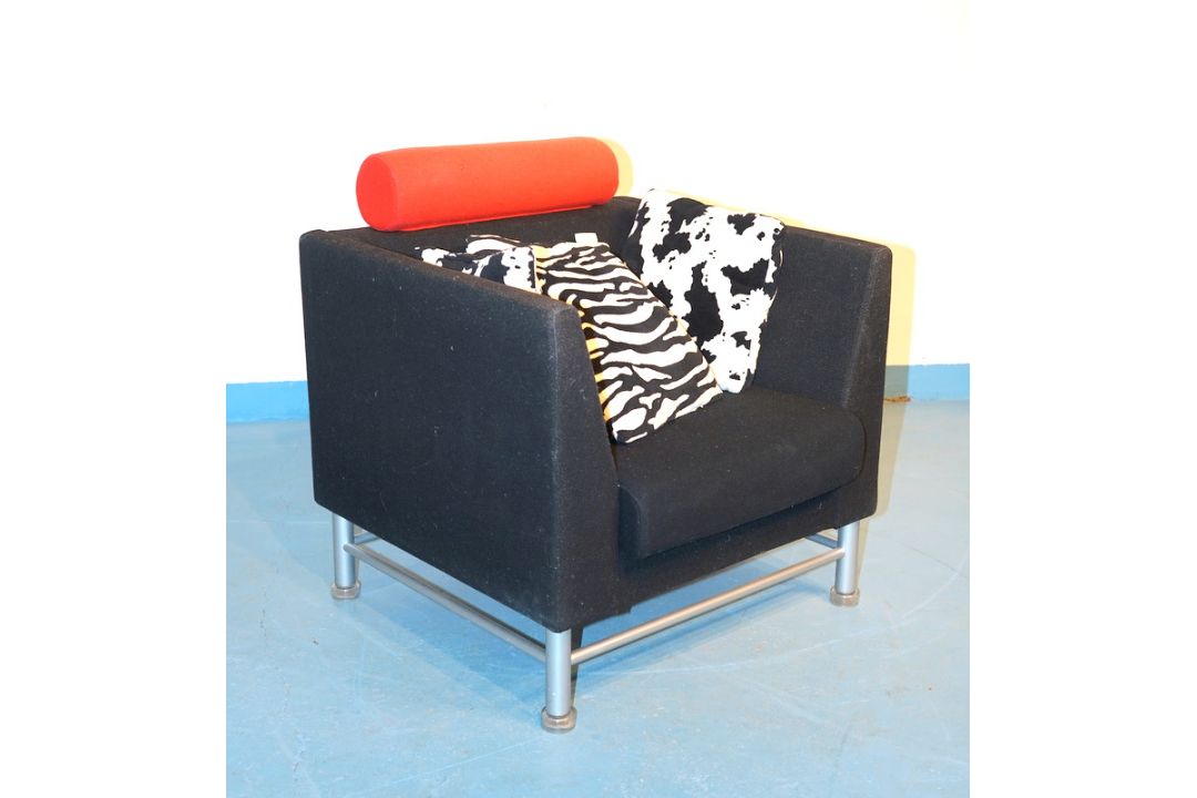 Sottsass, Ettore: East Side Sessel für Knoll int., 1980er Memphis Design - Bild 1 aus 4