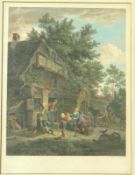Moyreau, Jean: Vier dekorative Kupferstiche, 18. Jhd.