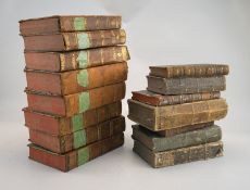 Großes Konvolut antiker Bücher theologischen/sakralen Inhalts, 18./19.Jhd.