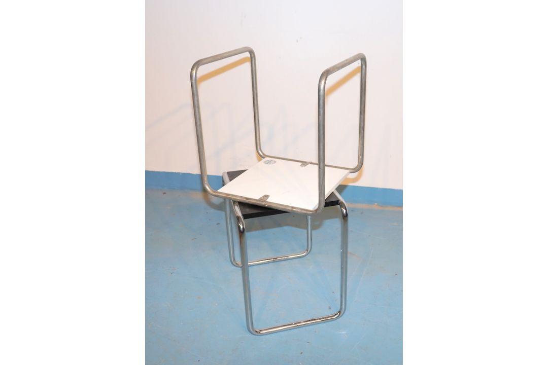 2 Hocker, Bauhaus, Entw. Marcel Breuer - Bild 3 aus 4