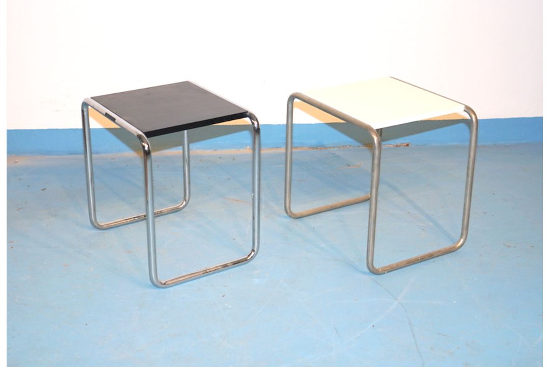 2 Hocker, Bauhaus, Entw. Marcel Breuer - Bild 1 aus 4
