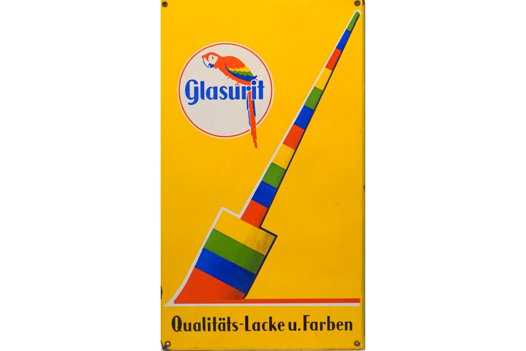 Glasurit, Werbeschild, 1970/80er - Bild 1 aus 4