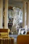 A LARGE AND IMPRESSIVE PLASTER MODEL OF PALLAS VELLETRI, MODERN