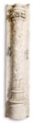 A PLASTER MODEL OF A PILASTER, LATE 19TH CENTURY