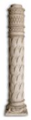 A PLASTER CAST OF A PILASTER, LATE 19TH OR 20TH CENTURY