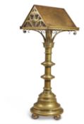 A VICTORIAN BRASS LECTERN IN GOTHIC TASTE, LATE 19TH CENTURY