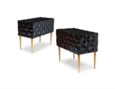 A PAIR OF 'ZAFFRE' COMMODES, BY ROBERTO GIULIO RIDA